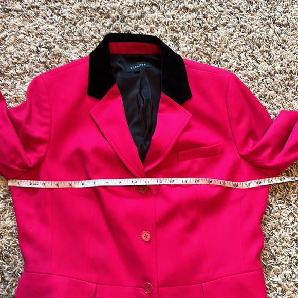Talbots Hot Pink Velvet Collar Blazer - Picture 6 of 11